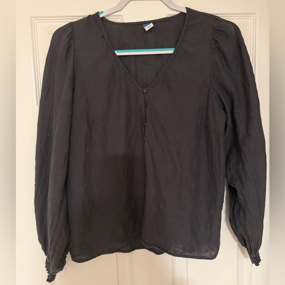 Casual Black Women's Blouse